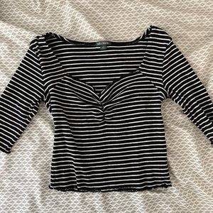 Cute stripped shirt!